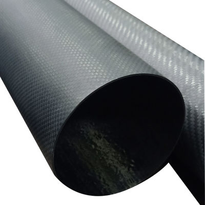 큰 3k 탄소 섬유 튜브 120C 이하의 특화된 100mm 120mm 180mm 200mm 230mm